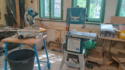 Návštěva truhlářské dílny v areálu PN