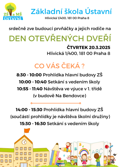 Den otevřených dveří pro budoucí prvňáčky
