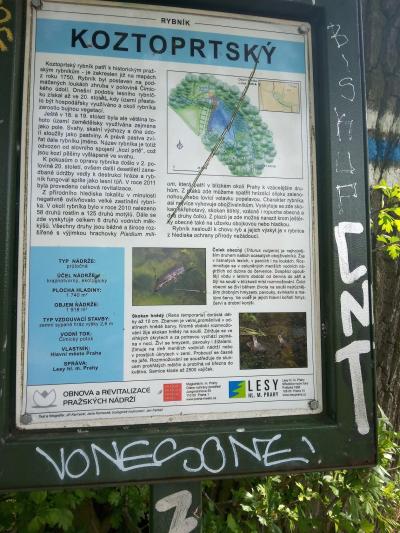 Koztoprtský rybník a okolí