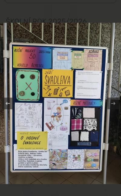 PROJEKT ŠD TAJEMSTVÍ ŘEMESEL - ŠVADLENA