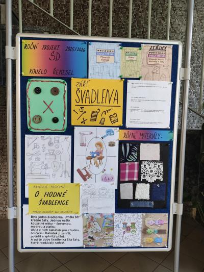 PROJEKT TAJEMSTVÍ ŘEMESEL - ZÁŘÍ - ŠVADLENA