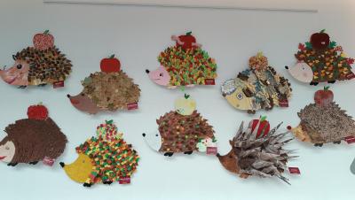 Návštěva OC Krakov - Výstava pichlavých kamarádů