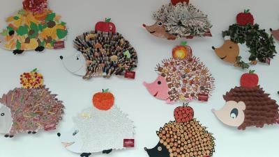 Návštěva OC Krakov - Výstava pichlavých kamarádů