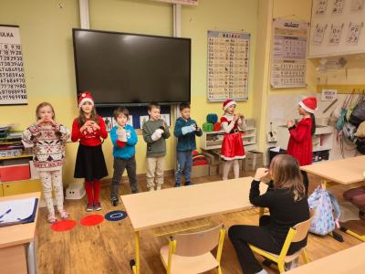 Adventní vystoupení kroužku Dramaťáček